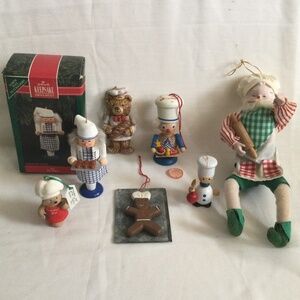 🎄🎅Baker Ornaments Hallmark, Paddington, Steinbach, Gingerbread Man, Nutcracker